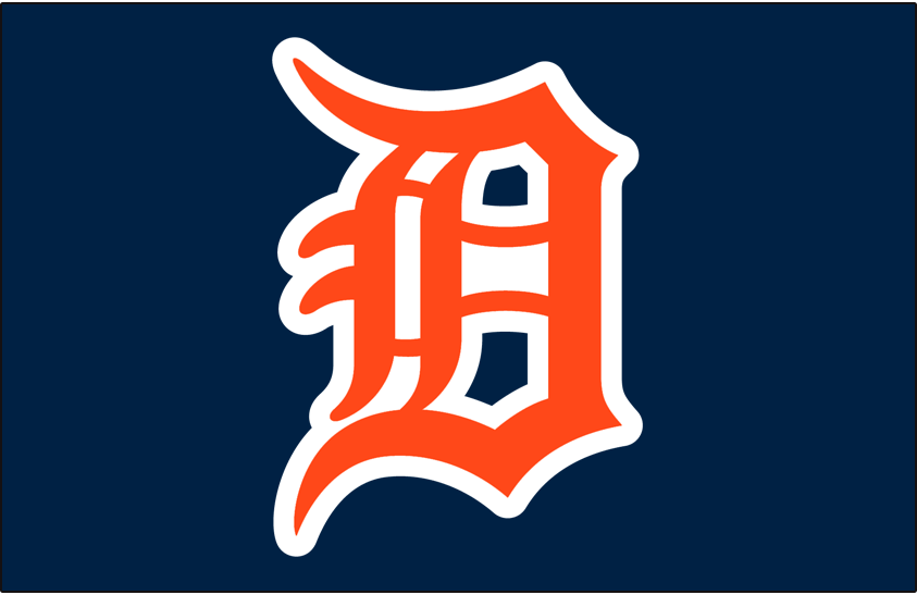 Detroit Tigers 1972-1982 Cap Logo fabric transfer